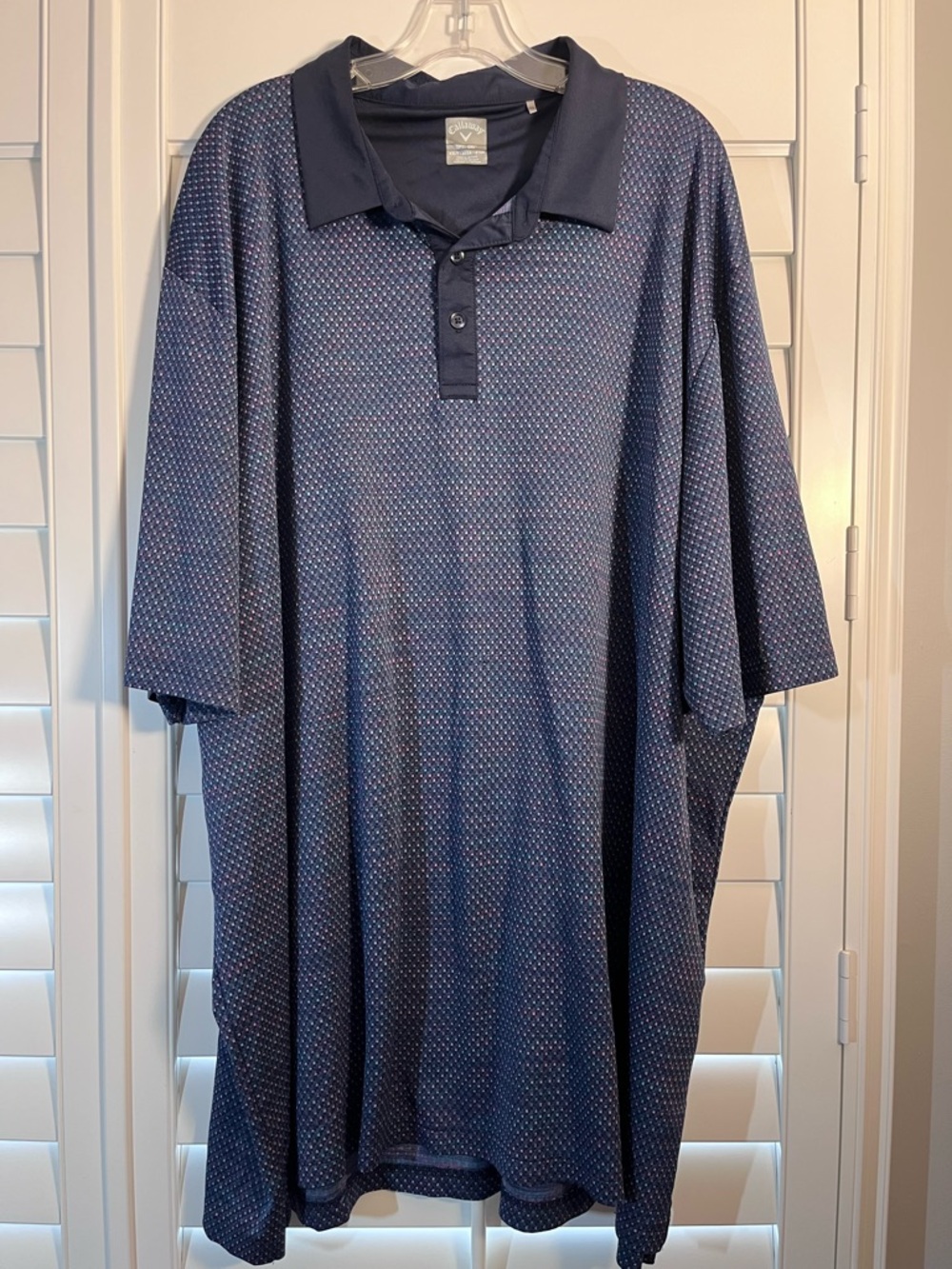 Callaway Navy Micro-Dot Performance Polo